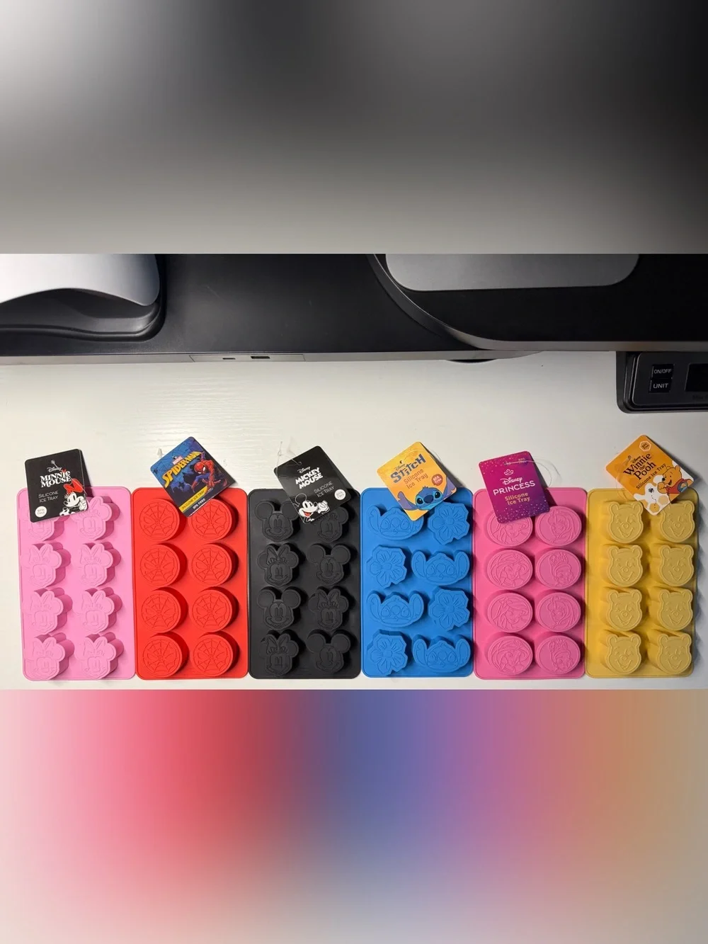 Disney Silicone Character Ice Trays.